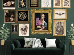 Maximalist Decor With Altered Art