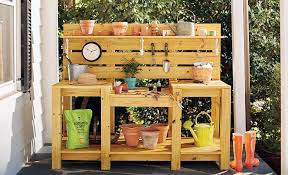 Diy Potting Bench The Home Depot