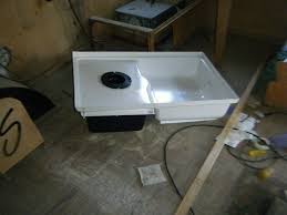 Shower Pan Toilet Holding Tank Combo