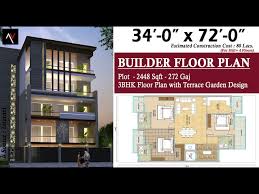 34x72 Feet 2450 Sqft Builder Floor