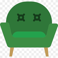 Chair Table Furniture Icon A Green