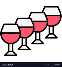 Four Cups Of Wine Icon Passover Related
