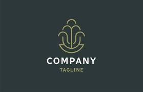 Water Fountain Logo Icon Design Template