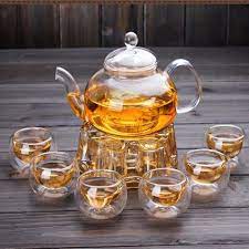 Sg Stock Borosilicate Glass Tea Pot