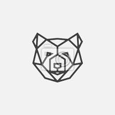 Bear Linear Icon Design Ilrtion