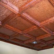 suspended coffered ceiling system for