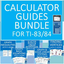 Ti 84 Calculator Guides Bundle All Are