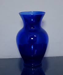 Pzgb 5011 Glass Ginger Vase Blue 5 X