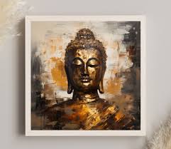 Buy Buddha Wall Art Large Canvas Print