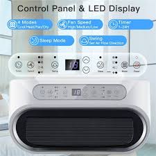 Costway 8800 Btu 12000 Btu Ashrae Portable Air Conditioner 4 In 1 See Details White