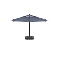 Blue Crank Cantilever Patio Umbrella