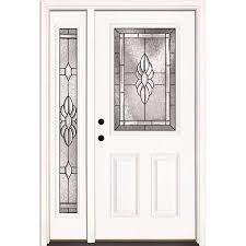 Hand Fiberglass Prehung Front Door