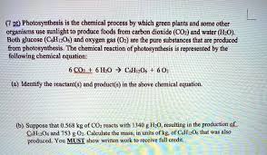 Chemical Process By Which Green Plants