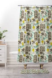 Tiki Shower Curtain Tiki Decor