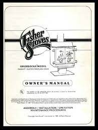 Fisher Stoves Goldilocks Owners Manual