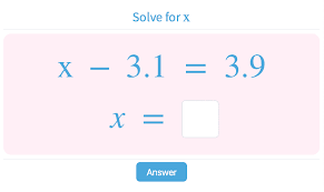 Algebra Practice With Math