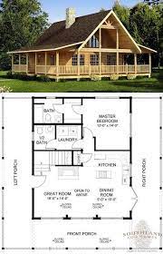 Wraparound Porch Cabin House Plans