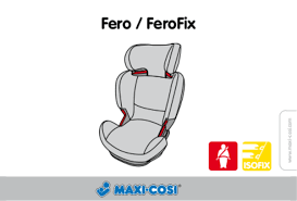 Maxi Cosi Ferofix User Manual English