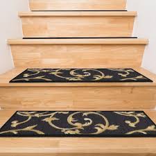 Ottomanson Ottohome Collection Stair Tread 8 5 X 26 Pack Of 7 Black