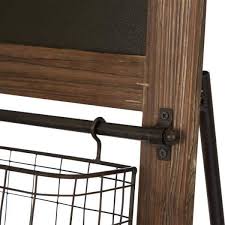 Metal Wood Stand Shelf Rack