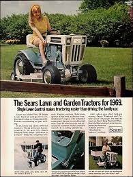 1969 Vintage Ad Sears Lawn And Garden