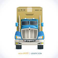 Wall Decal Logistic Icon Truck Pixers