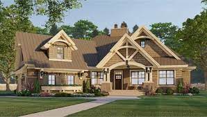 Craftsman House Plan With A Deluxe