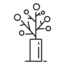 Landscape Designer Tree Icon Outline