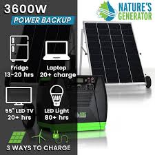Solar Powered Portable Generator