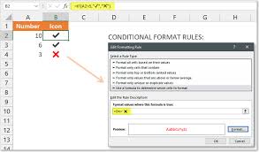 Icon Symbol Font Inside Excel