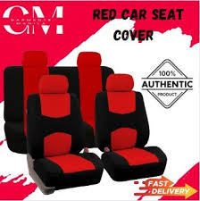 Plain Red Color Universal Car Seat