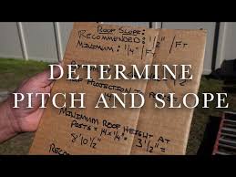 Determine Pitch And Slope