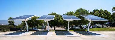 beam solar powered off grid ev chargers