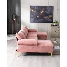 Velvet U Shaped Sectional Sofa