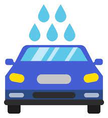 Car Wash Color Icon Auto Water Cleaning