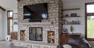 Veneer Stone Fireplace Tv Wall Decor