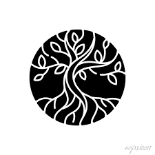 Life Tree Black Glyph Icon Metaphor