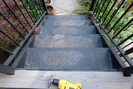 Fix Rusting Metal Outdoor Stair Steps