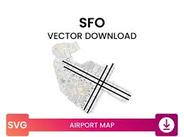 Airport Map Of Sfo San Francisco