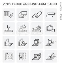 Vinyl Floor Icon Stock Ilration