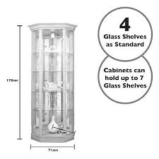 Home Glass Corner Cabinet Pelmet In