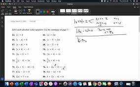 Chapter 1 Equations Inequalities And