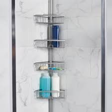 Tension Pole Freestanding Shower Caddy