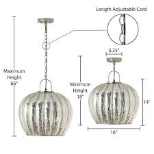 Light Silver Shaded Pendant Light