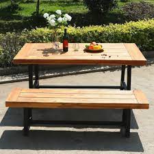 Phi Villa Outdoor Table Bench Set