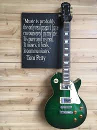 Guitar Wall Hanger Tom Petty Quote