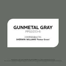 Glidden 8 Oz Ppg1033 6 Gunmetal Gray