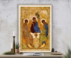 Holy Trinity By Andrei Rublev Fine Art