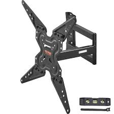 Vevor Full Motion Tv Mount Fits For Most 26 55 Inch Tvs Swivel Tilt Horizontal Adjustment Tv Wall Mount Bracket With Articulating Arm Max Vesa