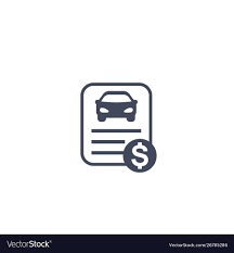 Car Loan Icon Royalty Free Vector Image